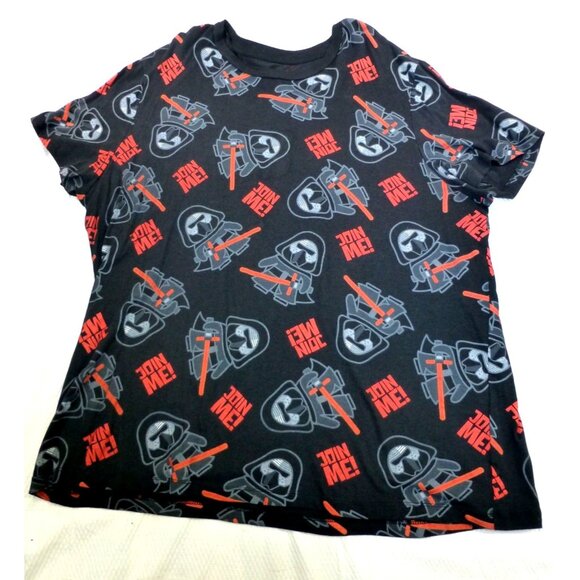 Disney Parks Star Wars Kylo Ren Join Me All Over Print Shirt XL - Picture 1 of 5